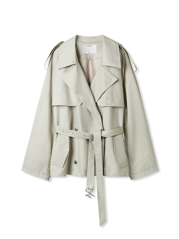 Rune Cotton Tencel Trench Coat