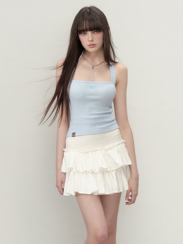 Wrinkled Convertible Cake Skirt