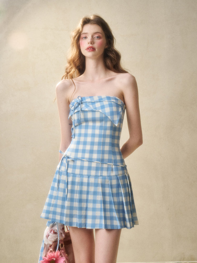 Blue & Gray Suit Dress