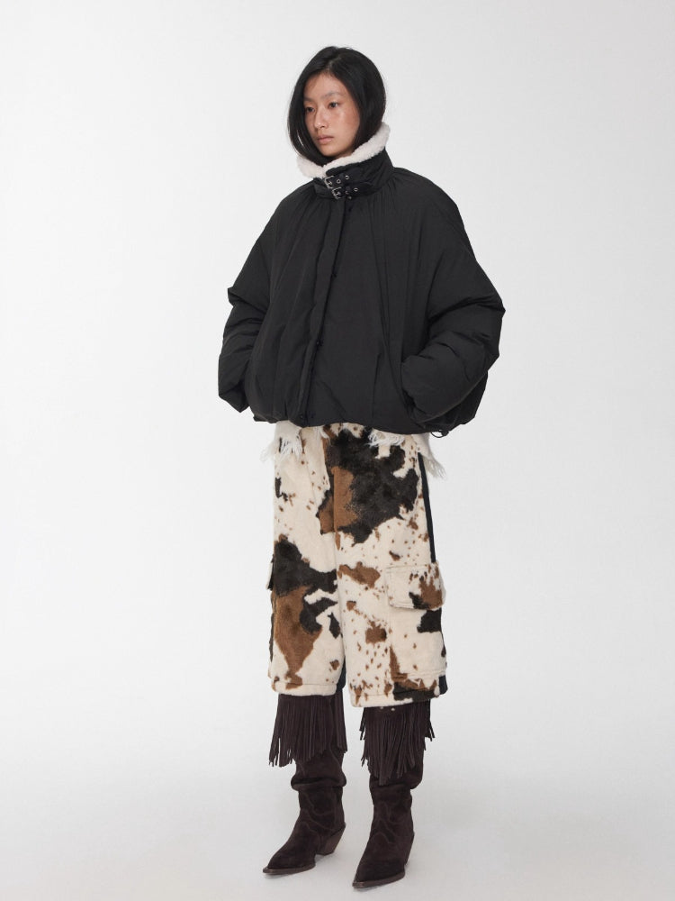 Belted Cocoon Down Jacket