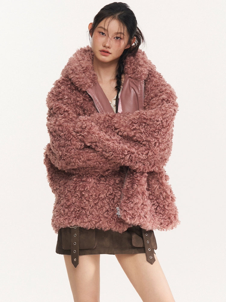 Oversize Faux Fur Hooded Coat