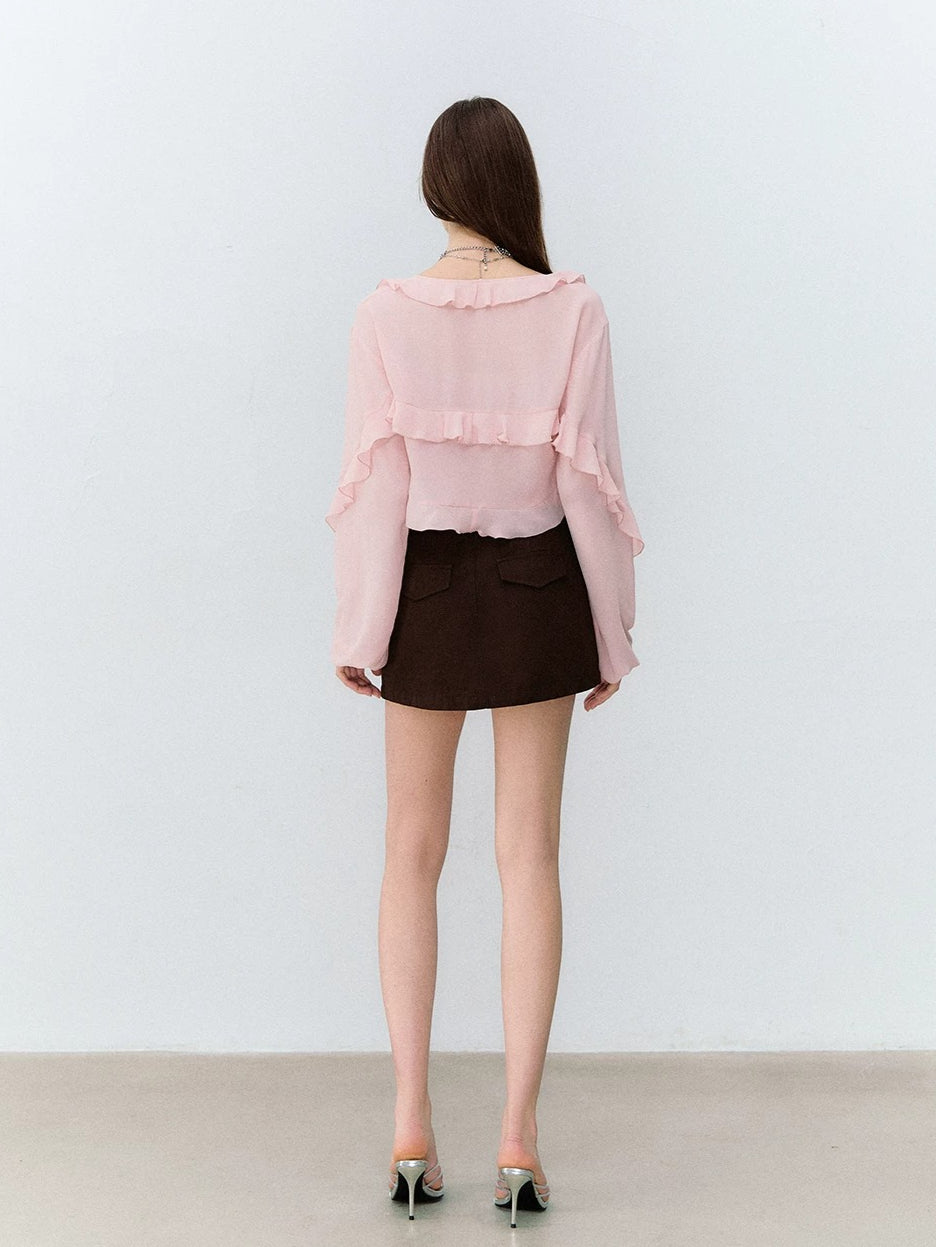Starfall Shell Mini Skirt