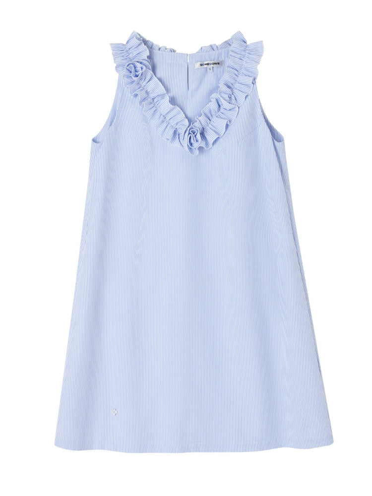 Twisted Flower V-neck Dress