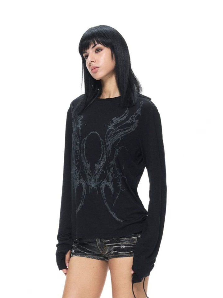 Visual Streetwear Thumb Hole Tee