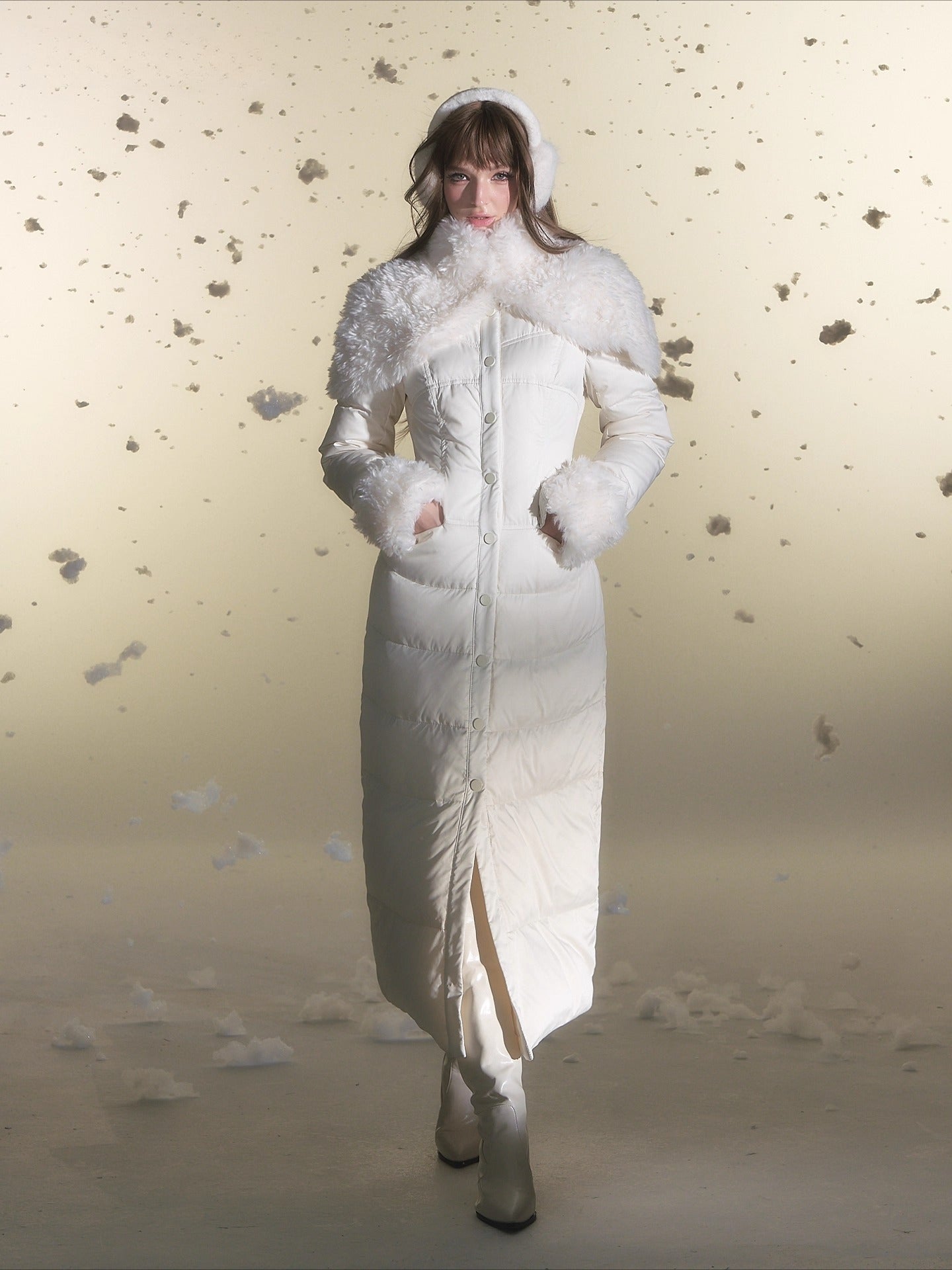 Cloak Style Eco-Friendly Fur Shawl