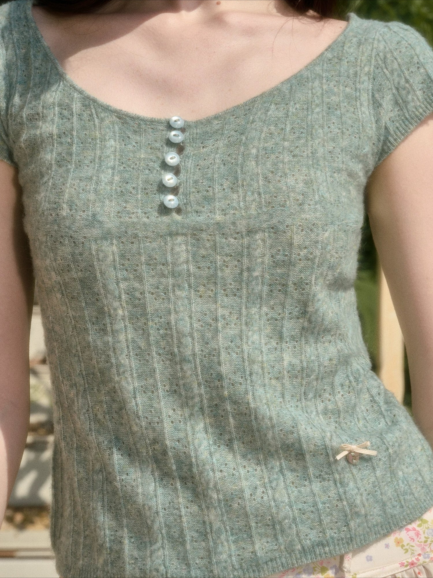 Wool Knit Top
