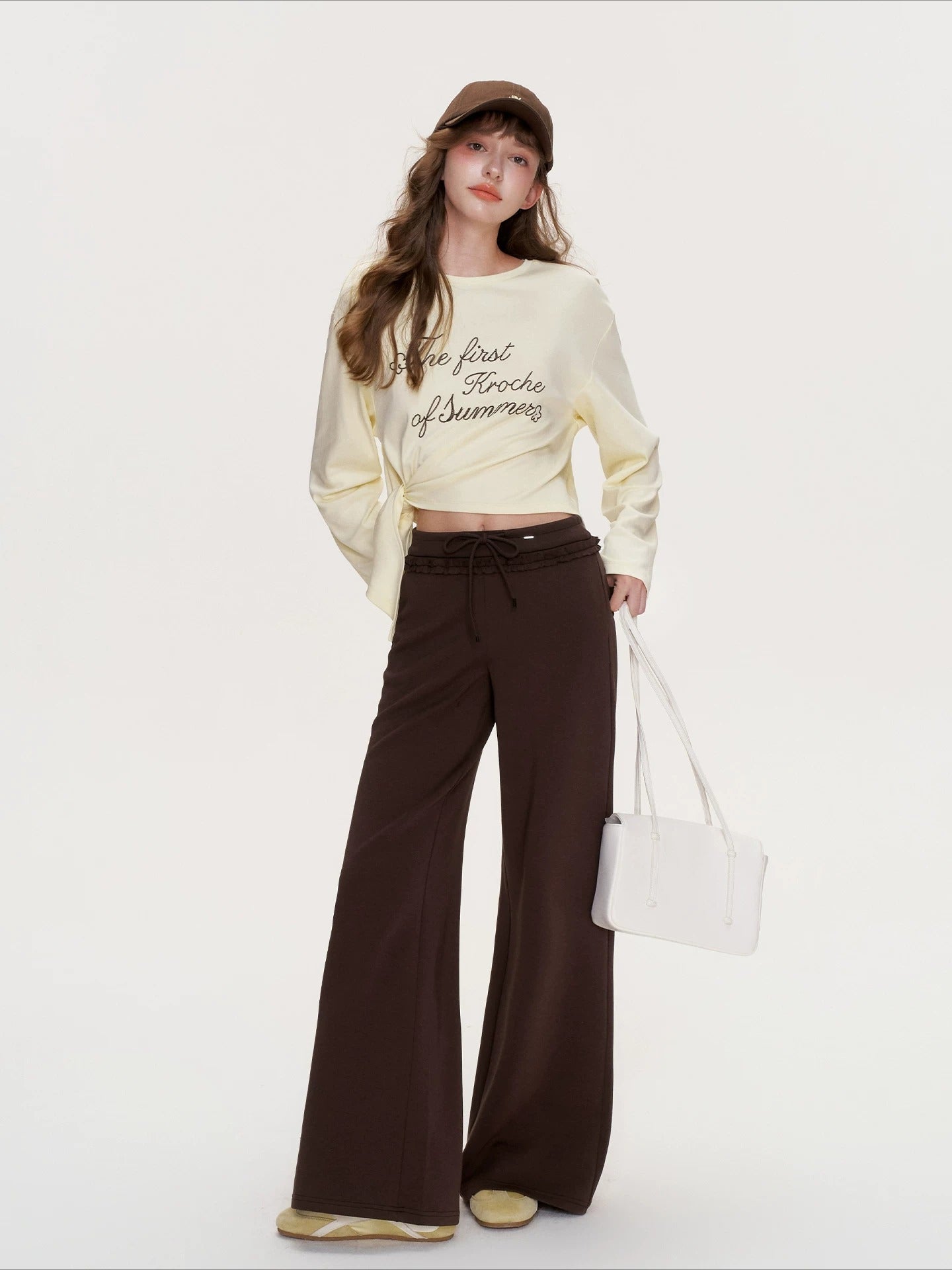 Cotton Straight Pants