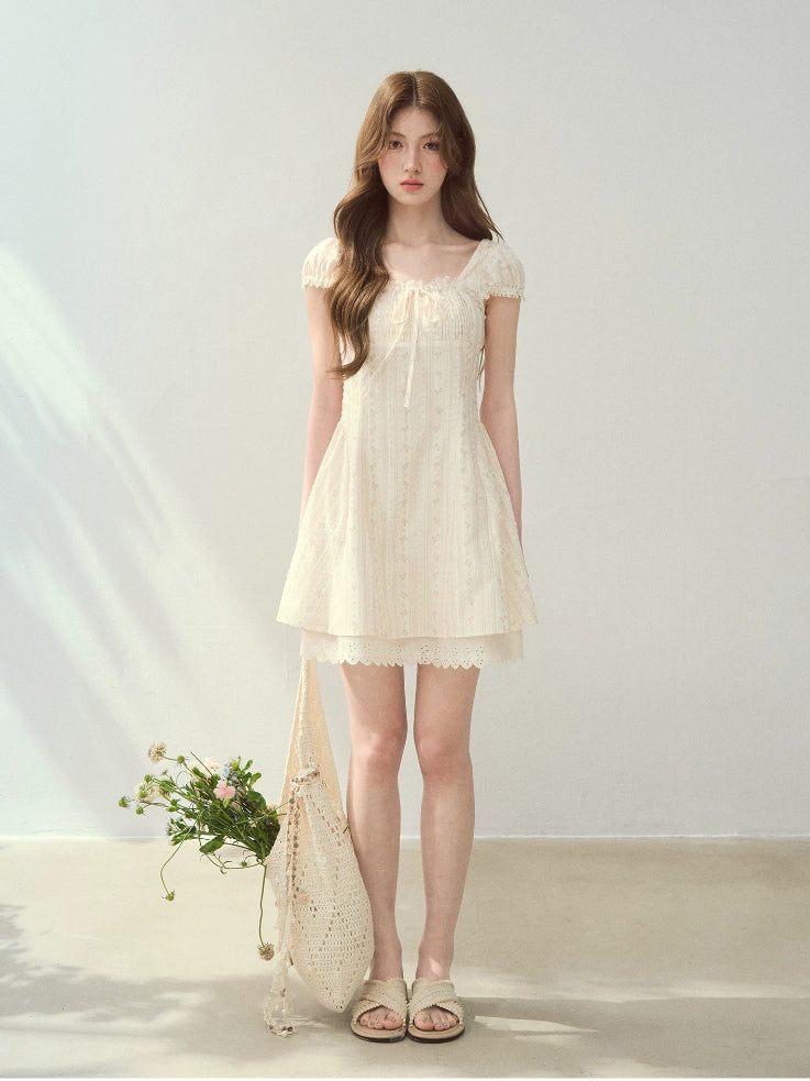“Seine Holiday” Floral Tea Dress