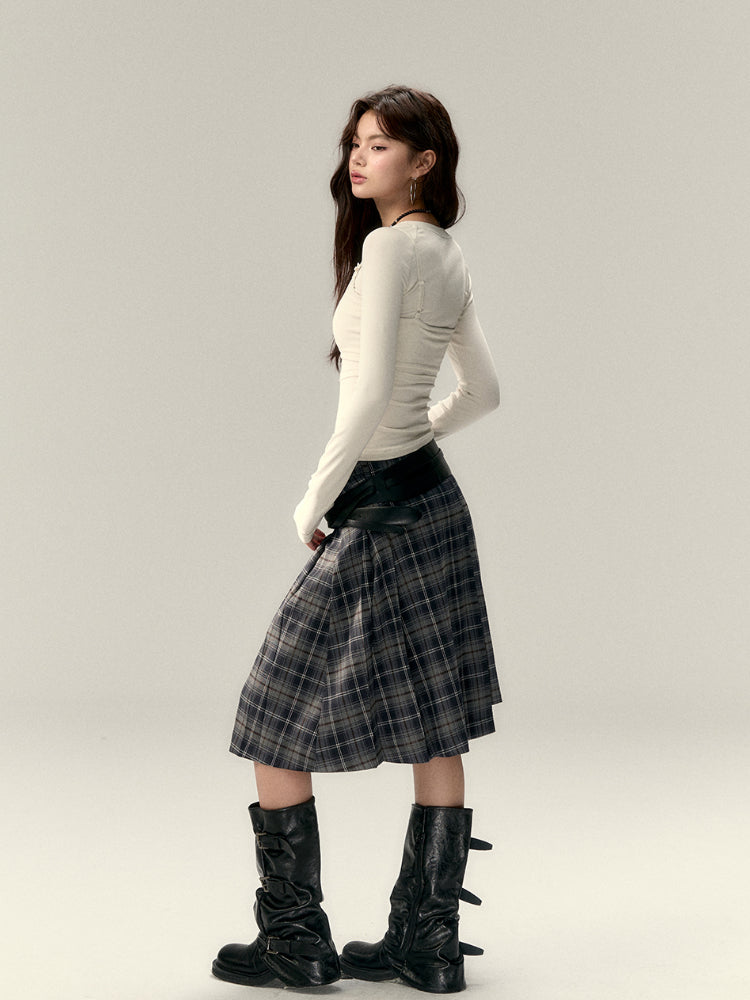 Butterfly Bow Vest & Base Layer T-Shirt Long-Sleeve Set