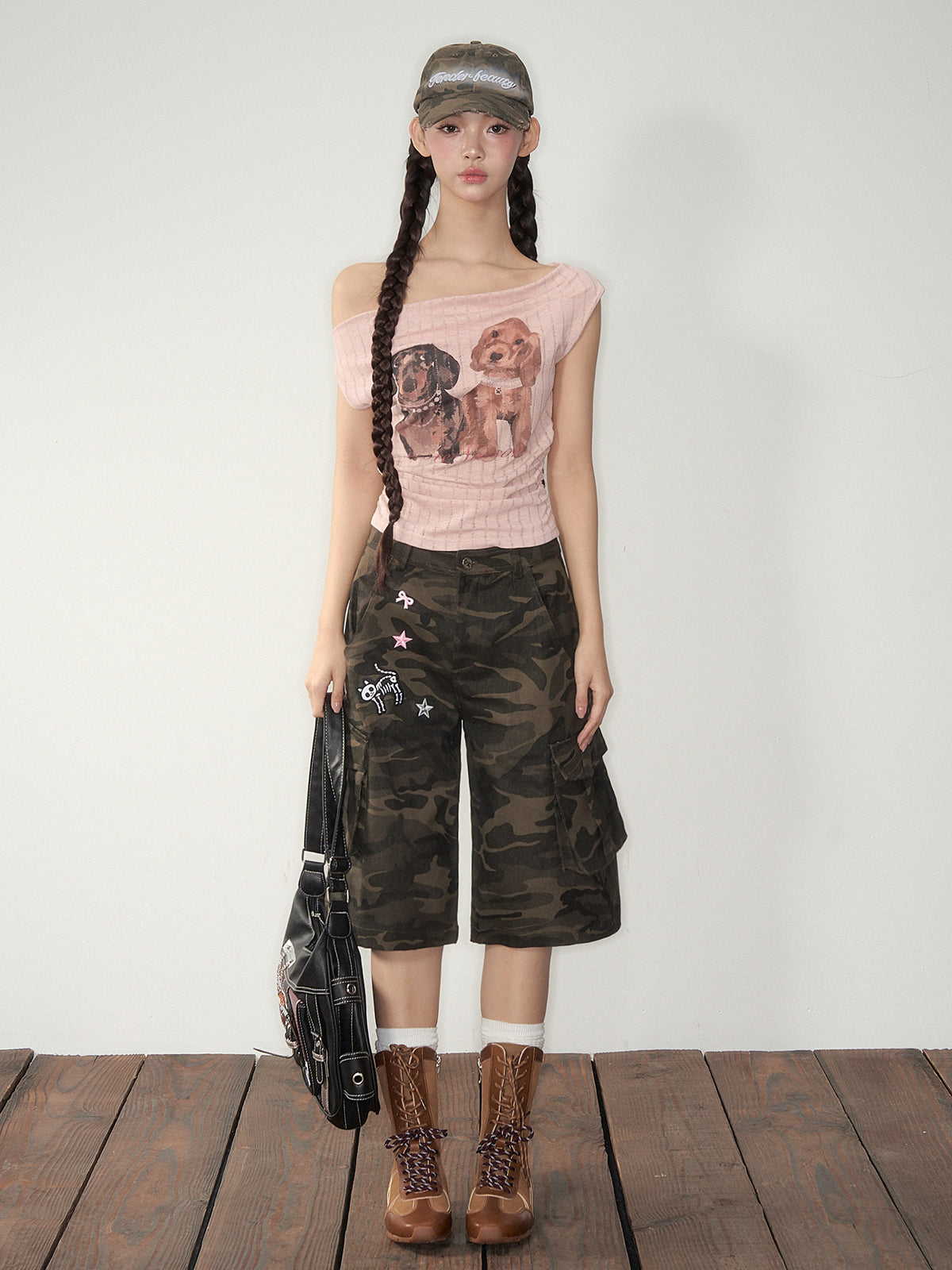 Camo Cargo Shorts