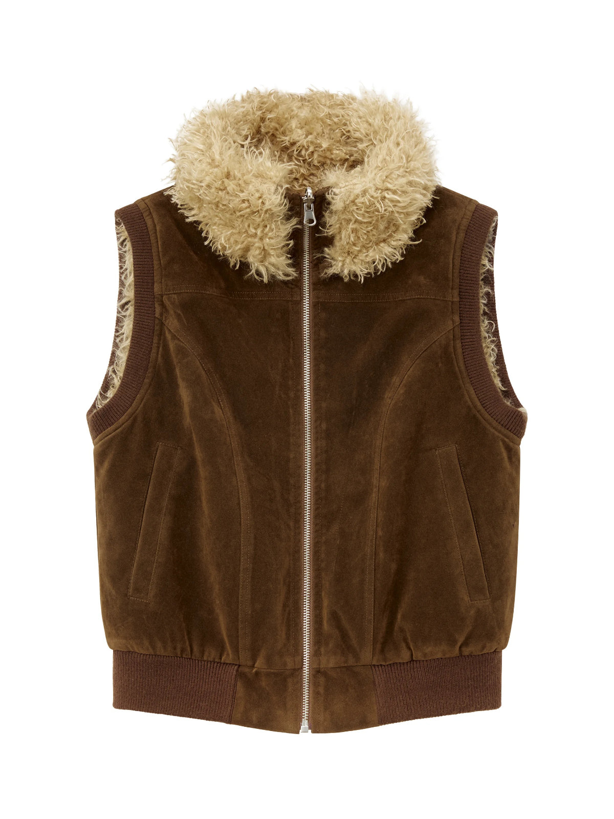 Vintage Reversible Teddy Fur Vest