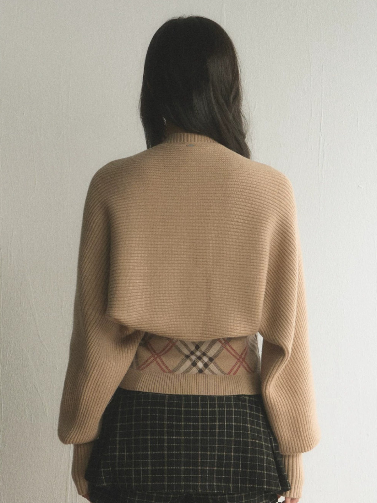 Argyle Knit Layer Set