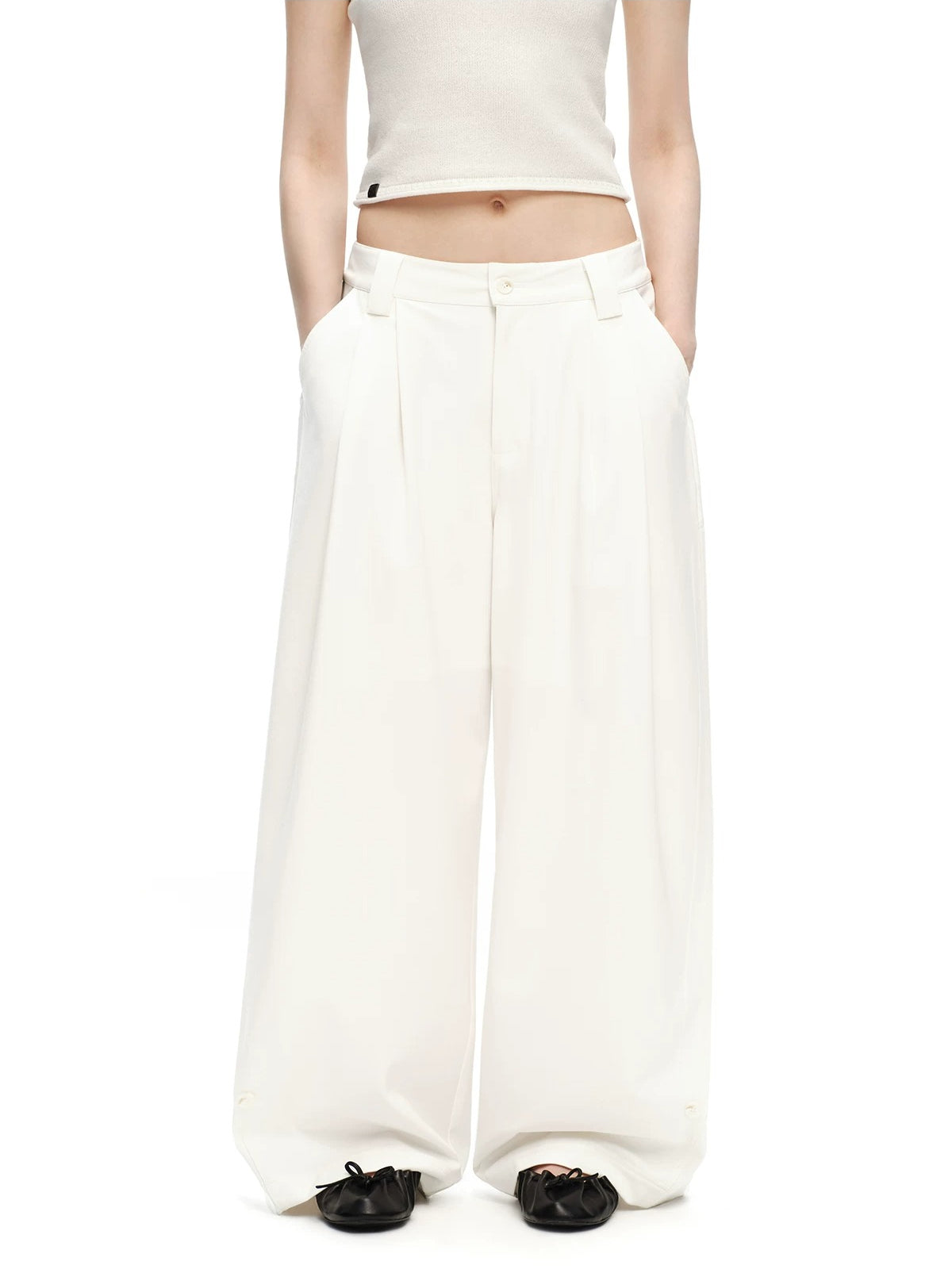 Double Pleated Pants