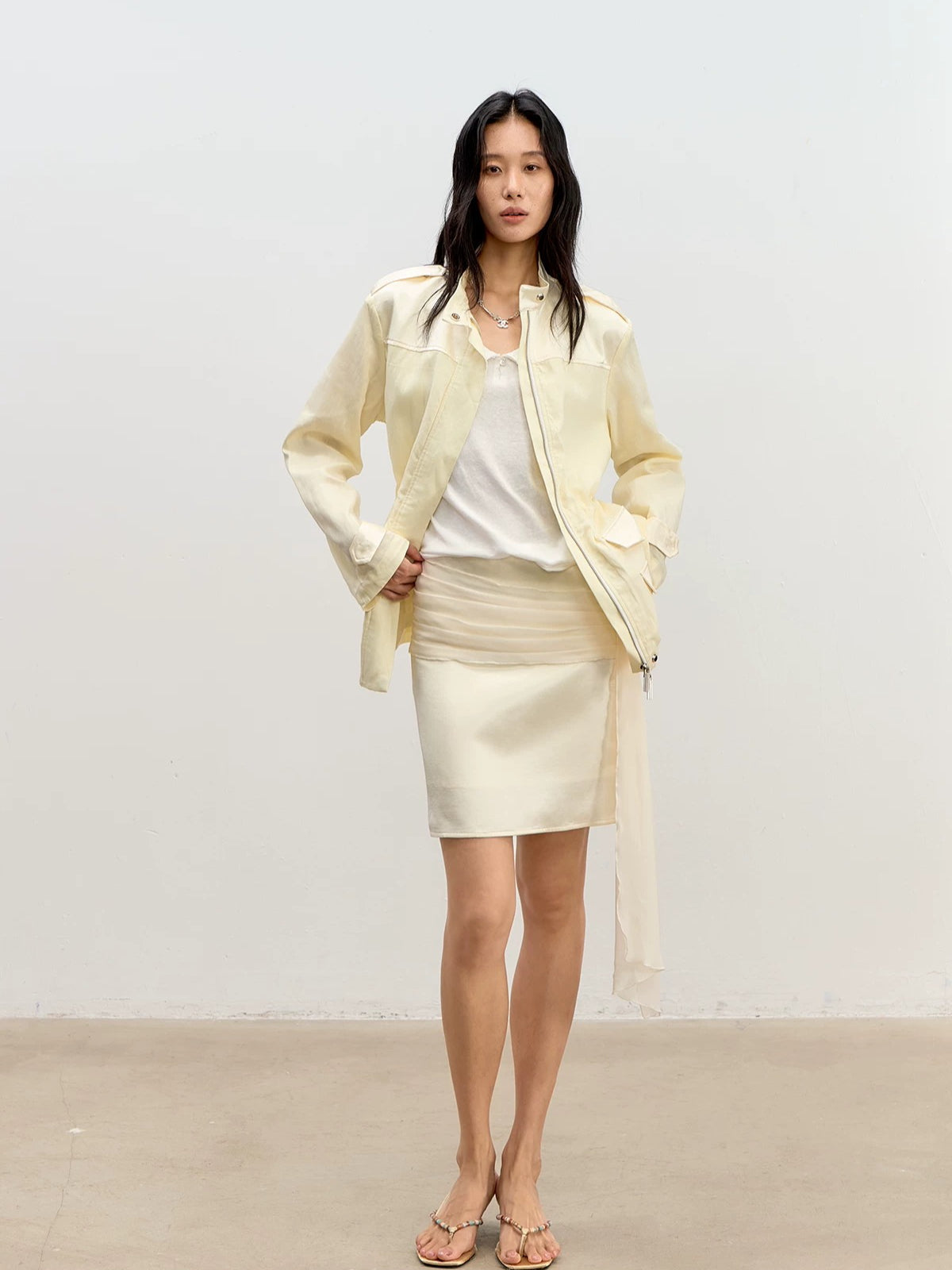 Satin Ribbon Skirt