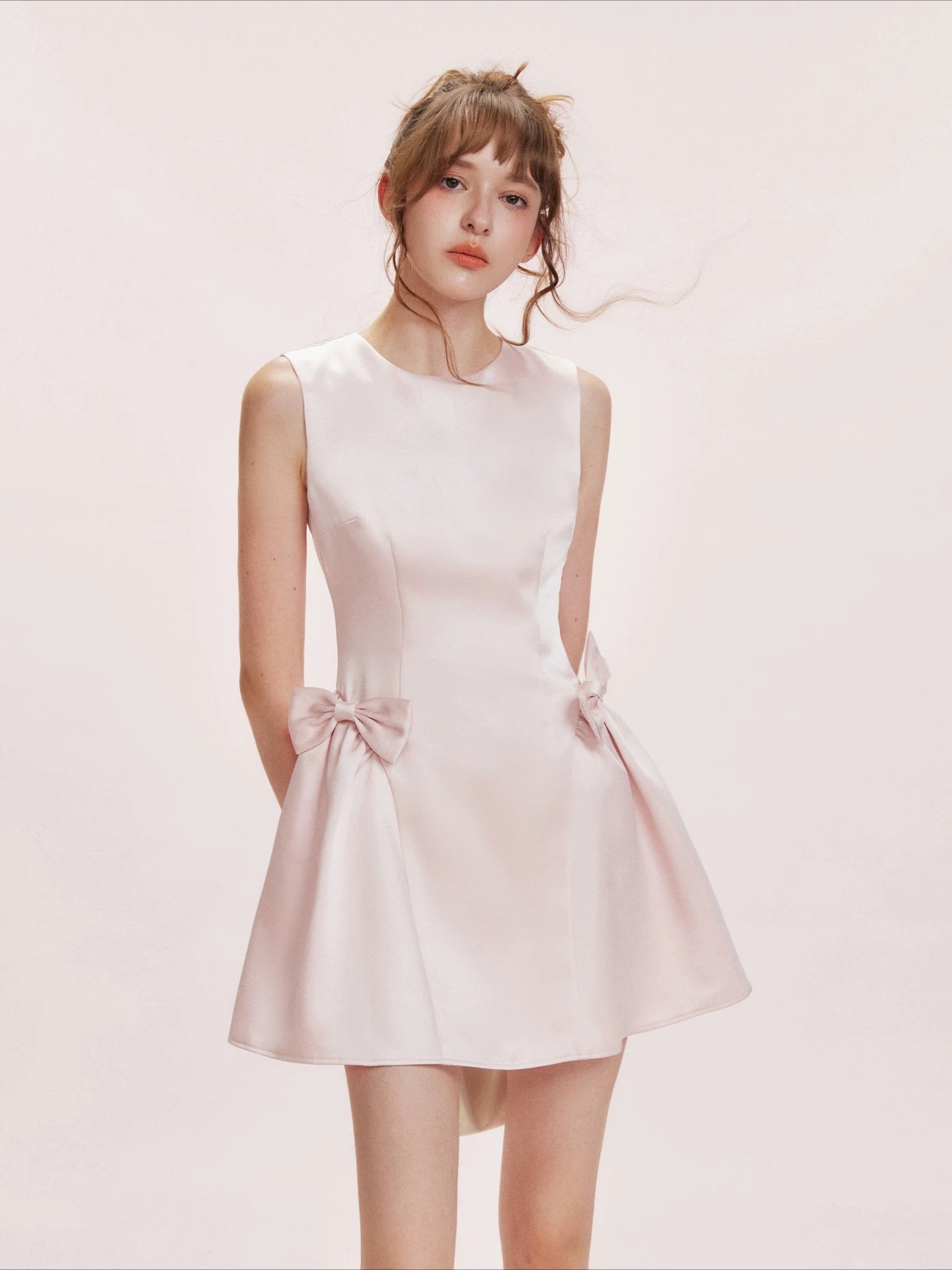 Satin Bow Dress