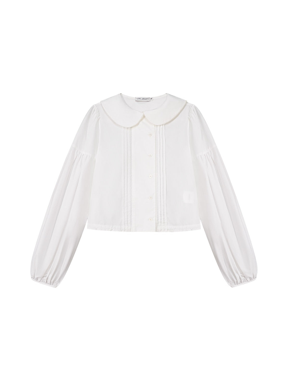 French Tuck Pleat Blouse