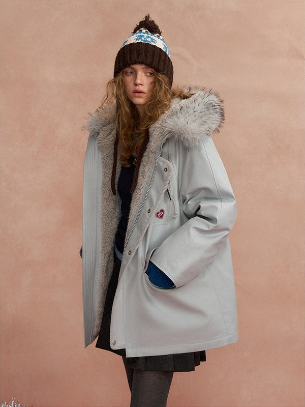 Hooded Utility Down Parka