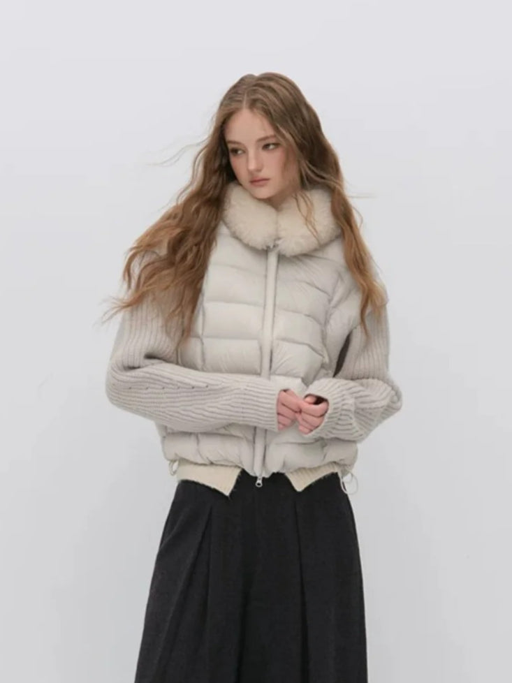 Detachable Sleeve Down Puffer Jacket