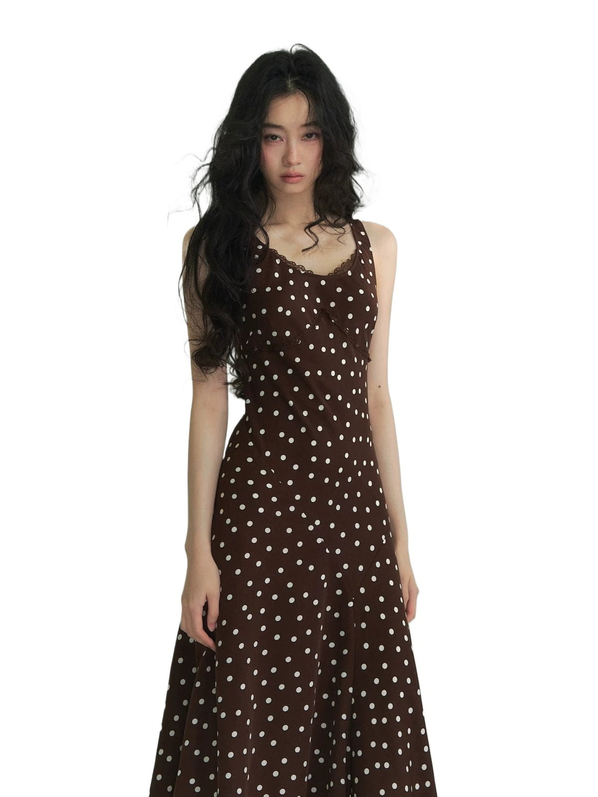 Lace Polka Dot Dress