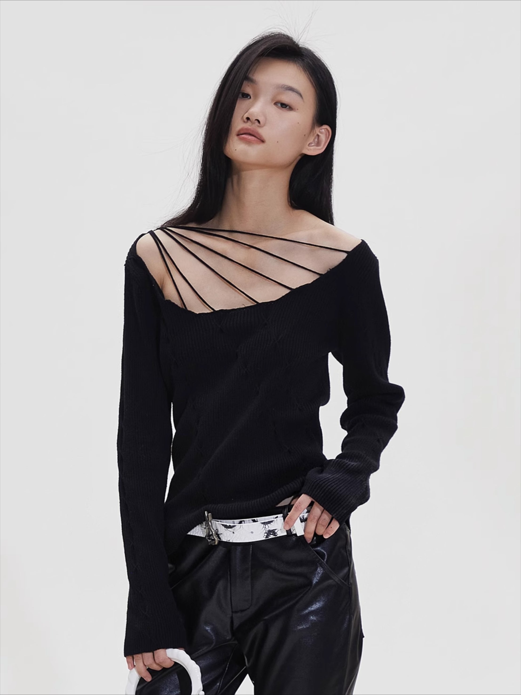 Wool Crewneck Handcrafted Knitted Sweater