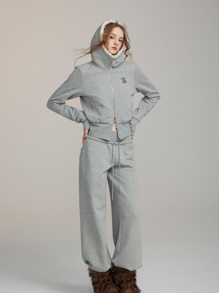 Casual Straight-Leg Sweatpants