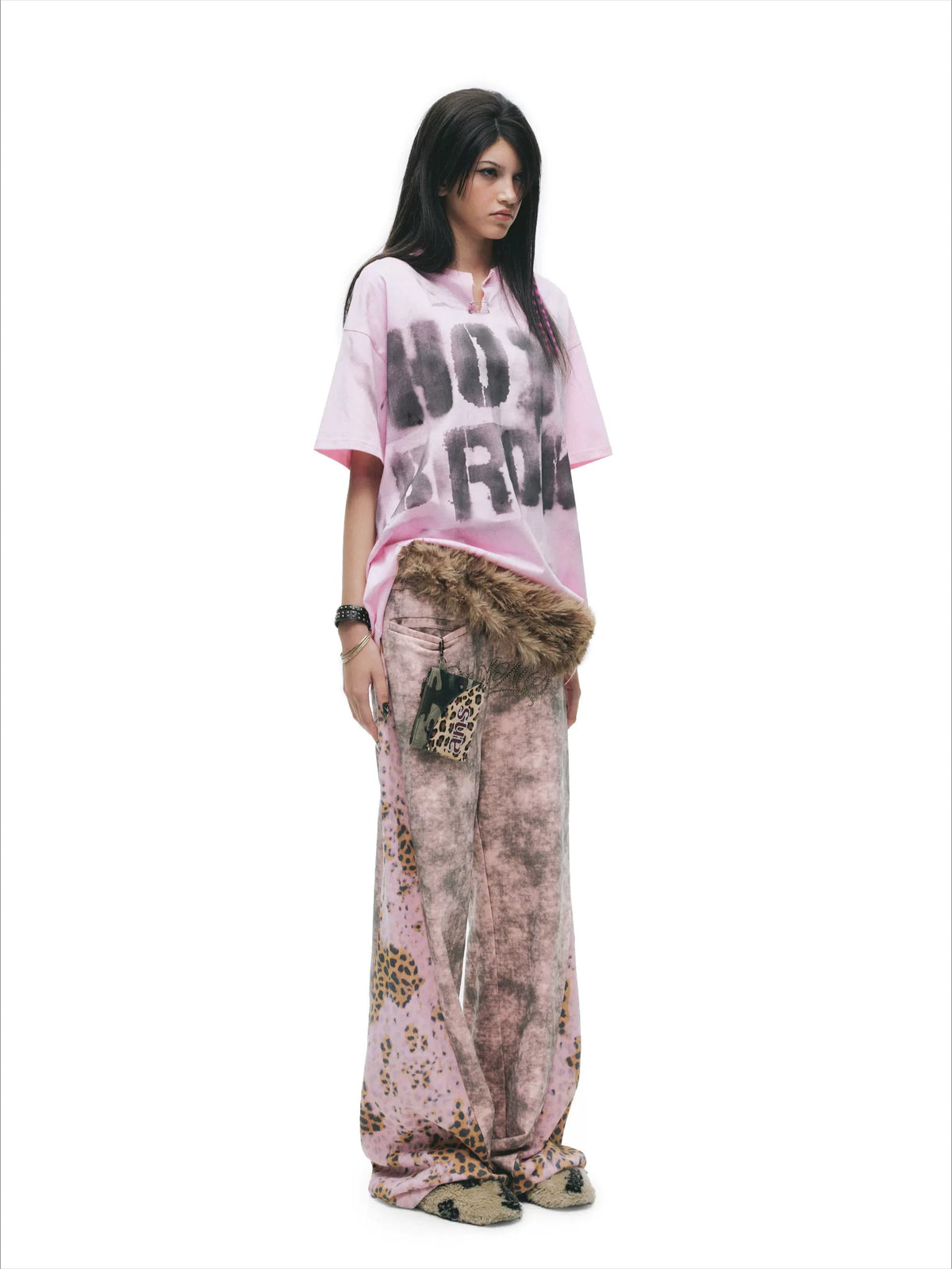 Tie-Dye Distressed Sweatpants
