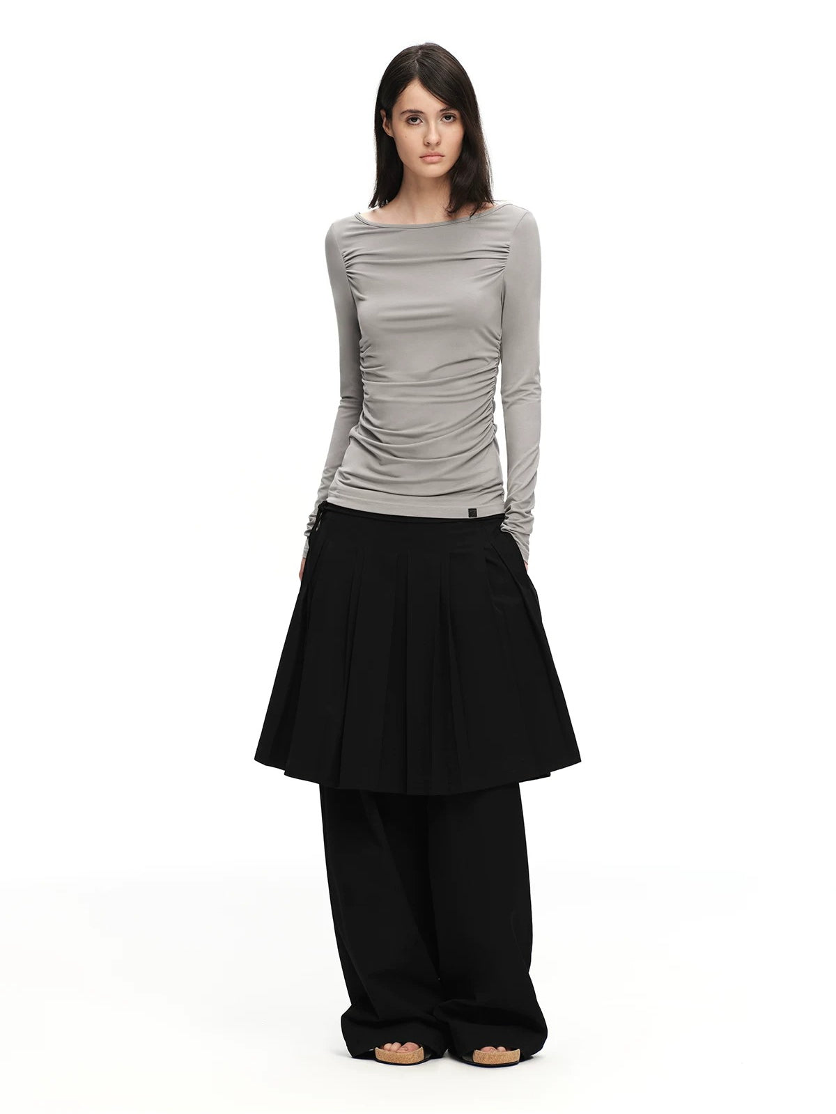 Modal Ruched T-Shirt