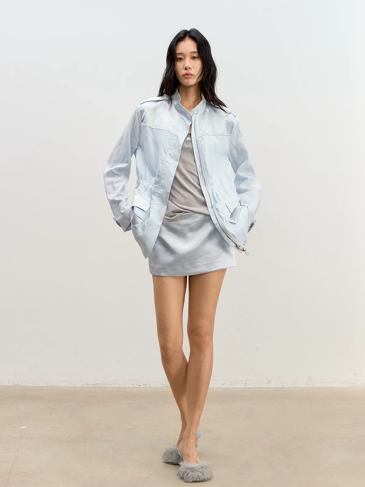 Linen Quilted Jacket