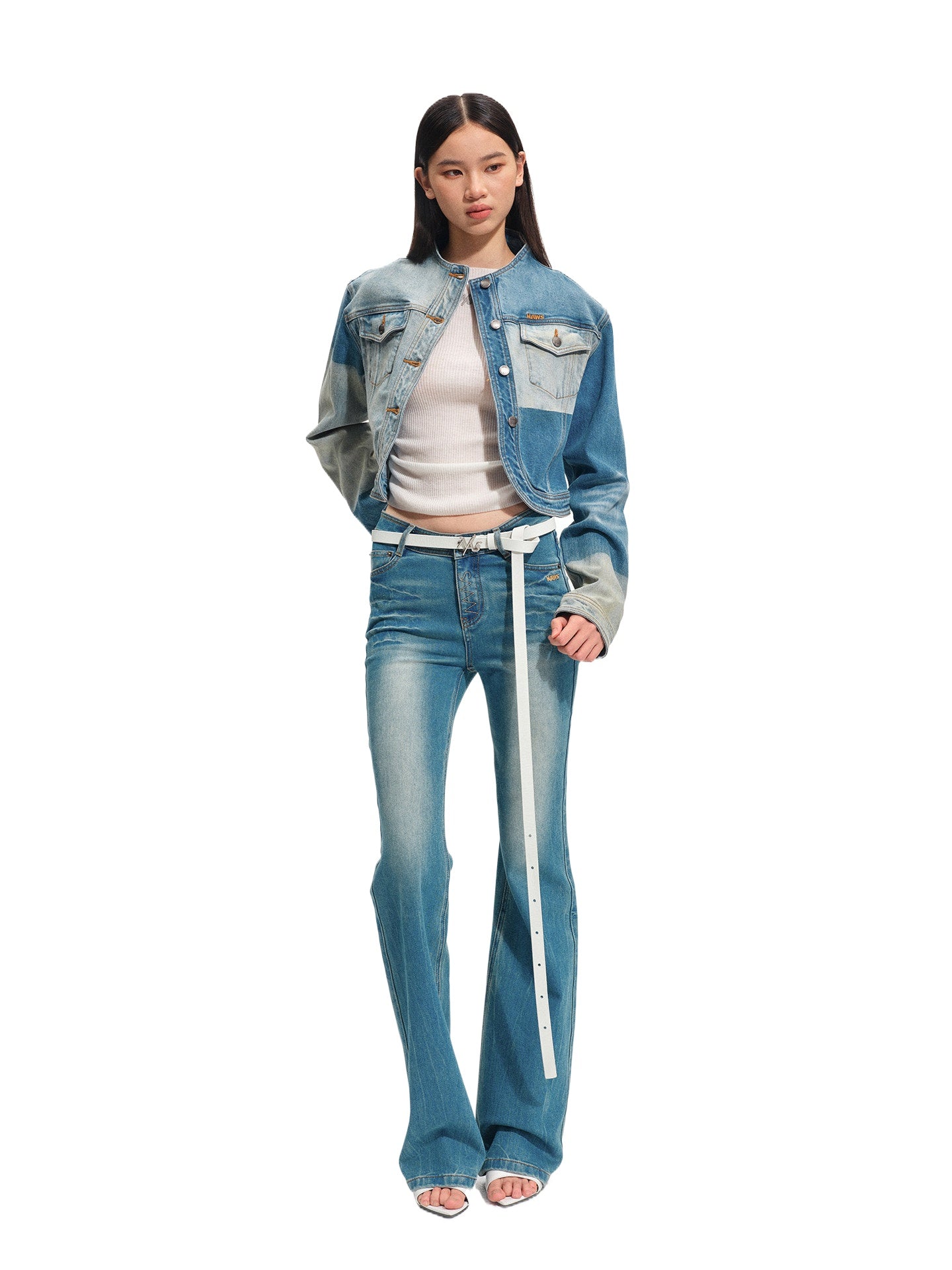 Equestrian Laser Denim Jacket