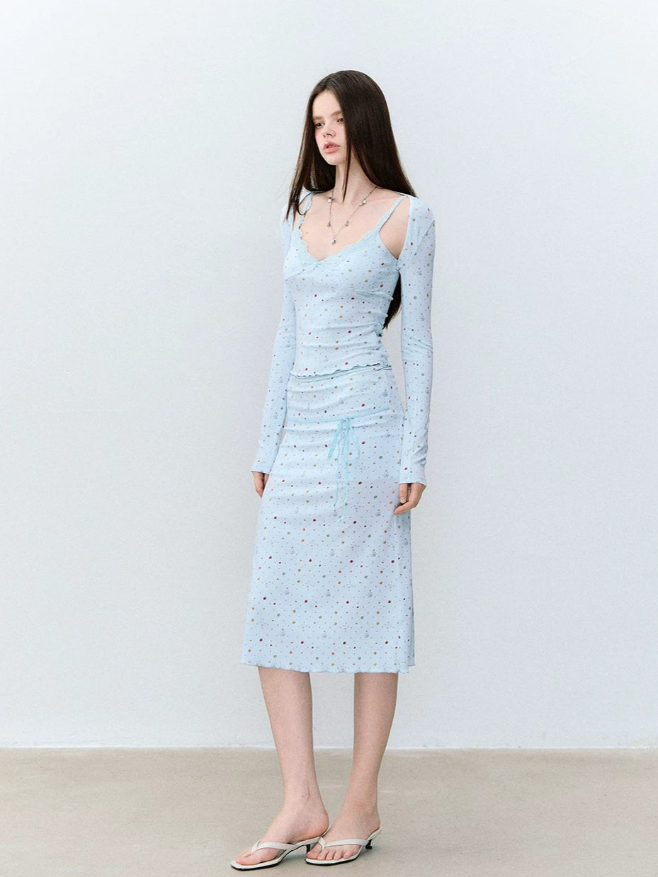 Fruit Print Three-Piece Set