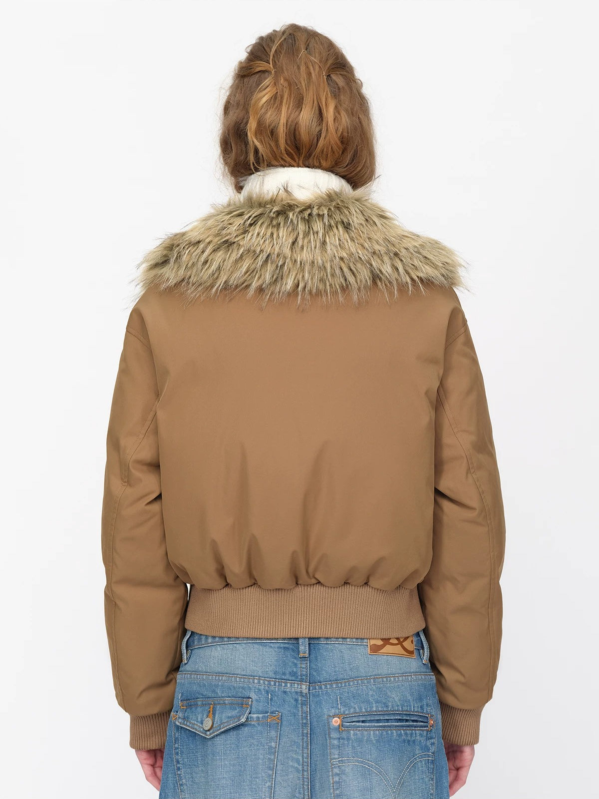 Oversized Fur Collar Down Jacket