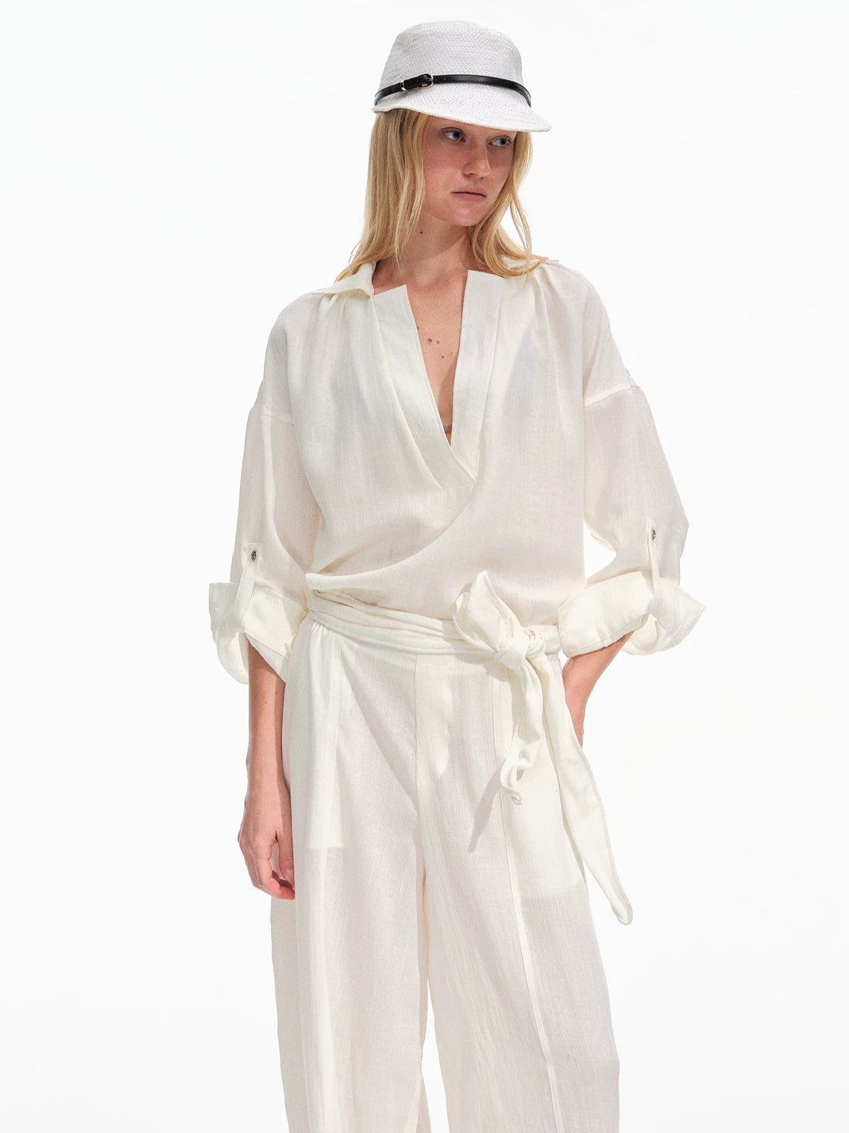 Linen Blend Jumpsuit