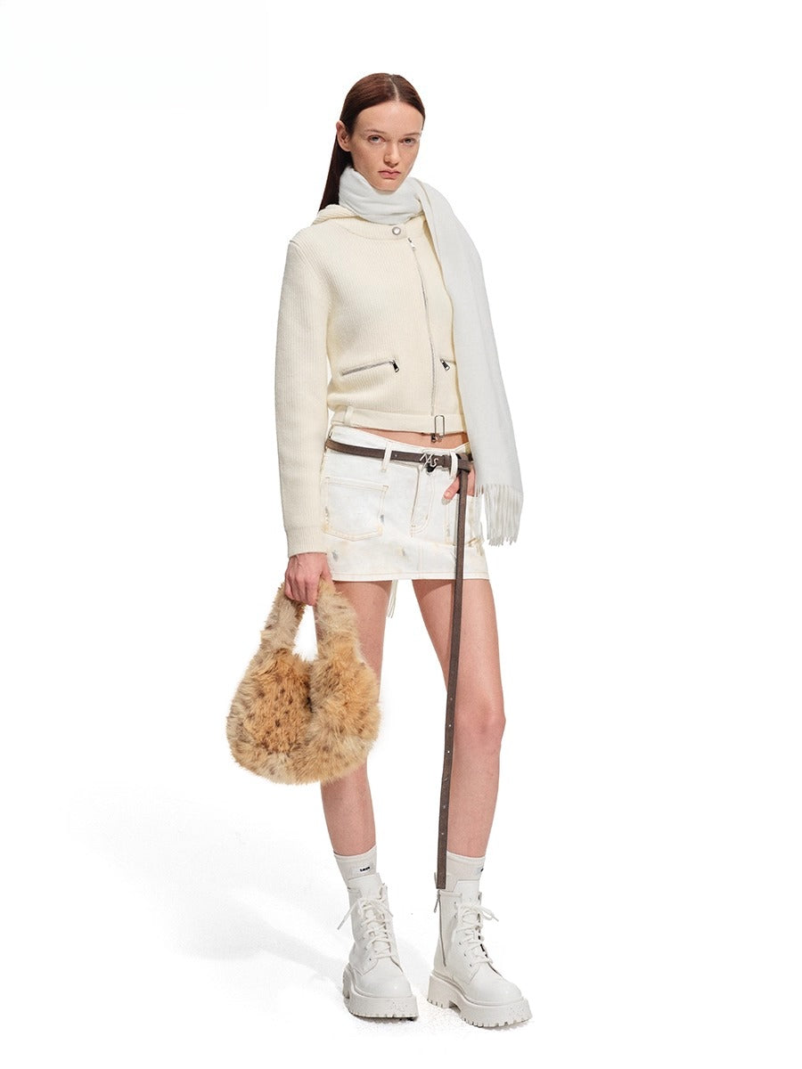 Classic Wool Blend Tassel Scarf