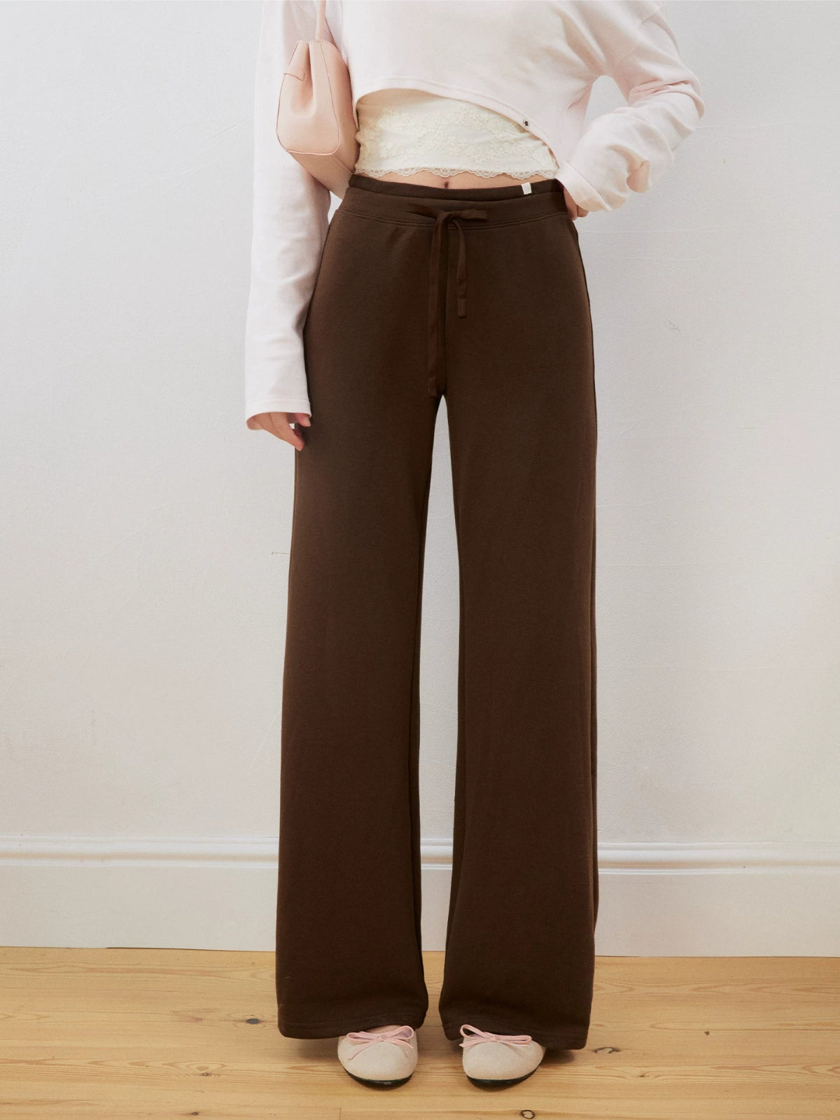 Double Waist Straight Sweatpants