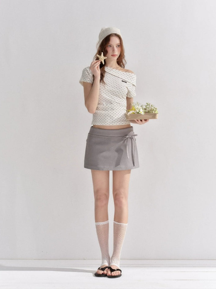 Detachable Bow Skort