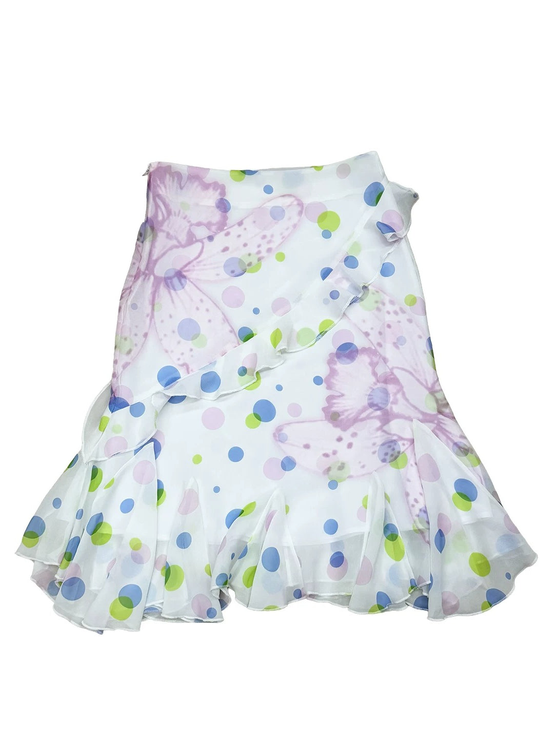 Polka Dot Ruffle Skirt