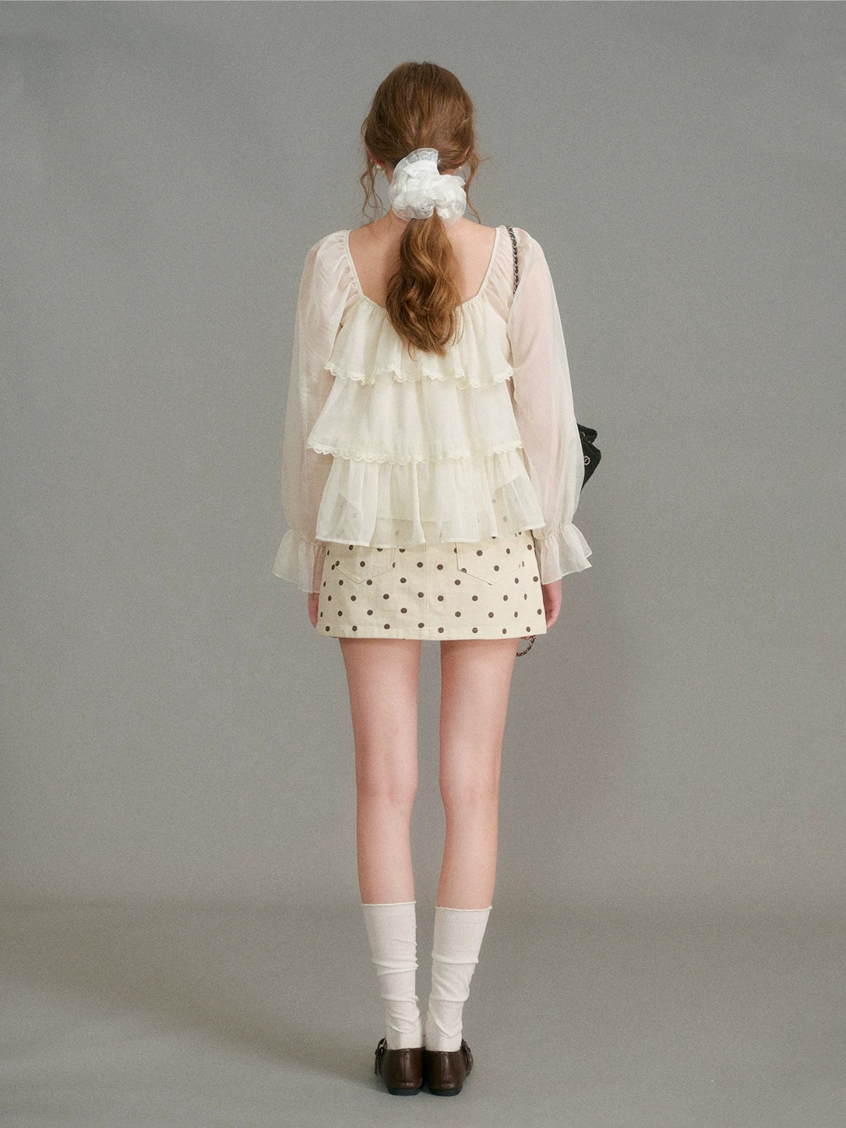 Chiffon Ruffle Blouse