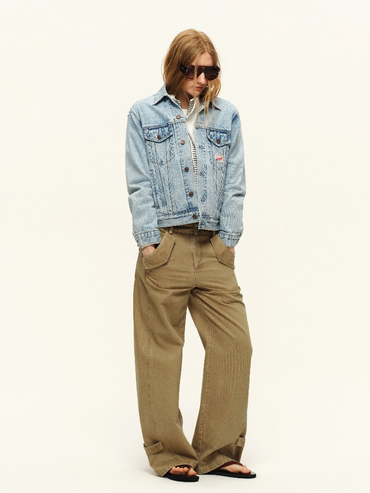Vintage Washed Denim Jacket