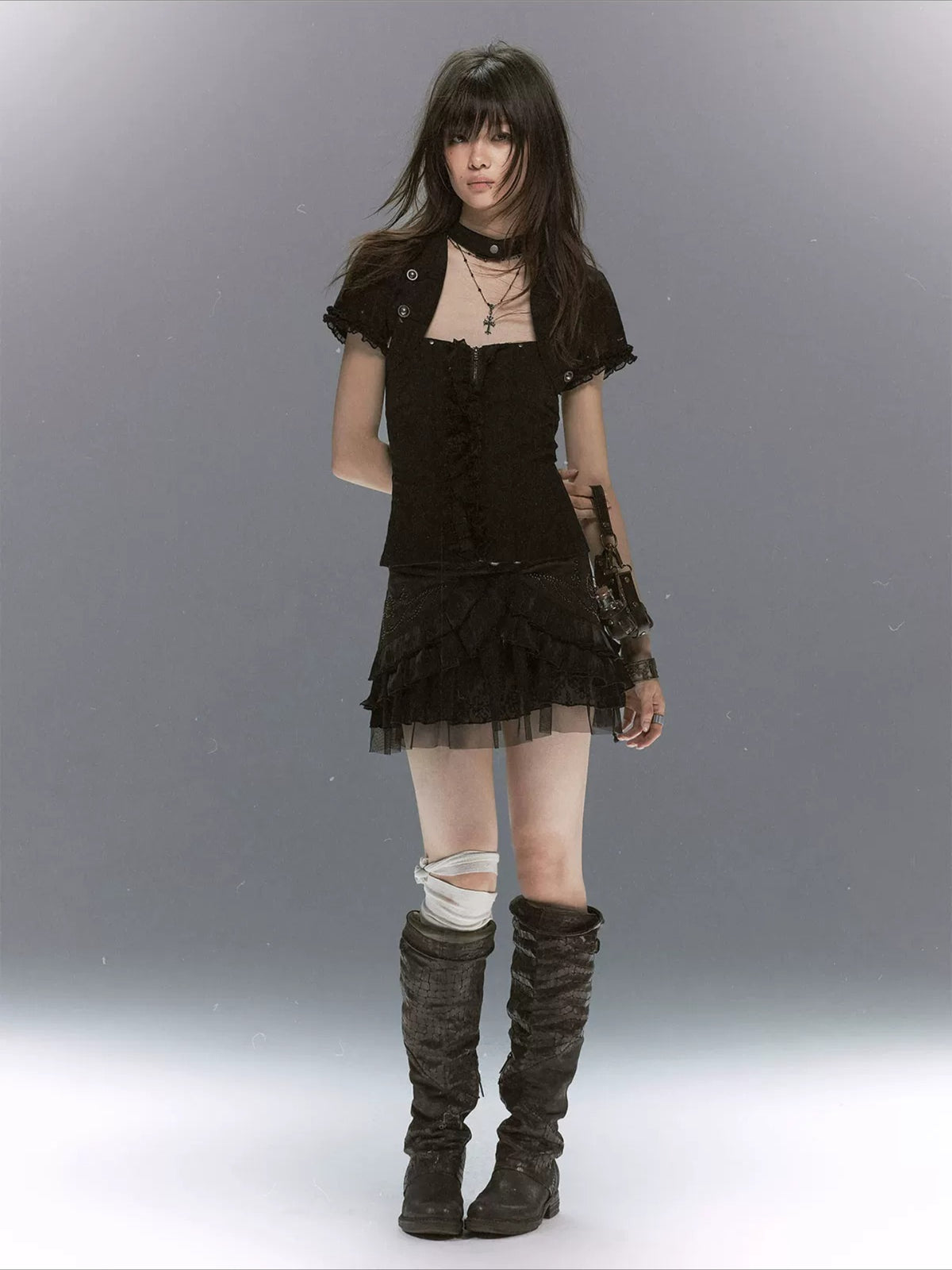 Lace Ruffle Set