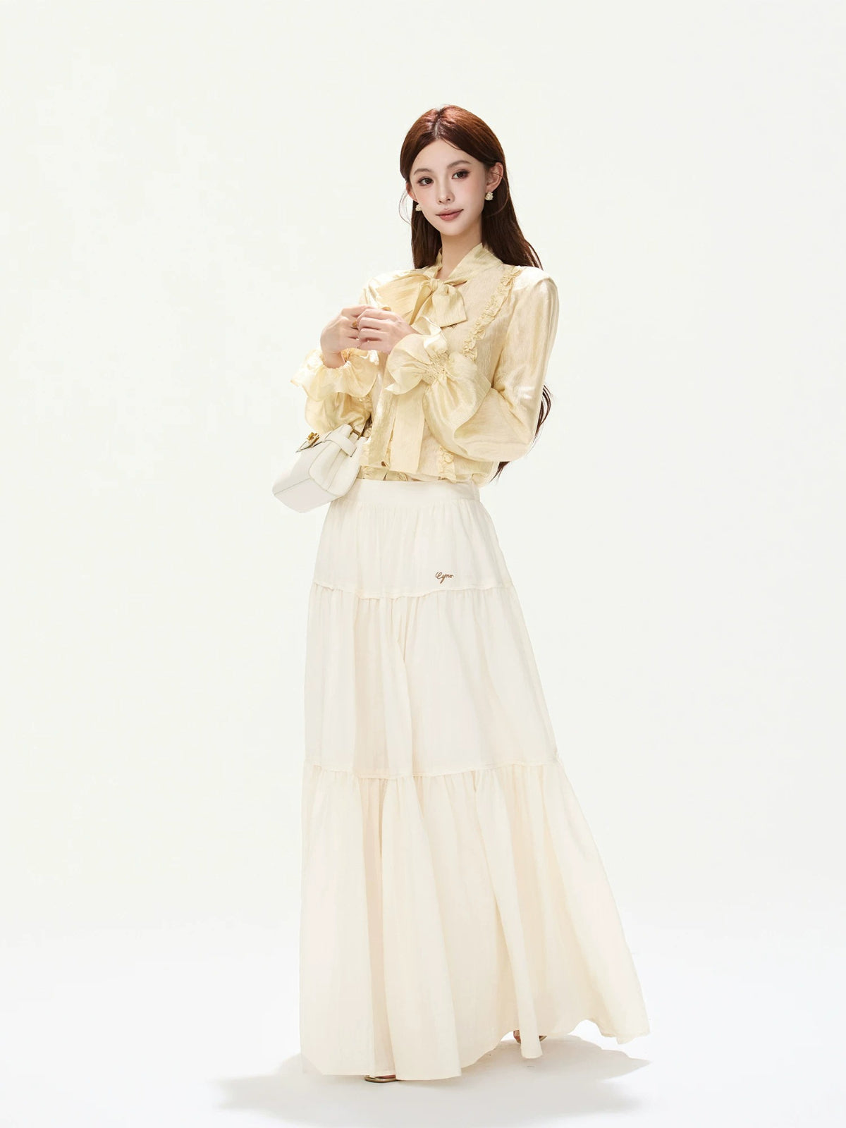 Satin Bow Blouse