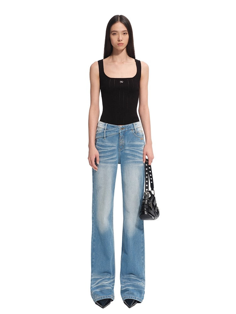 Cutout Ribbed Camisole