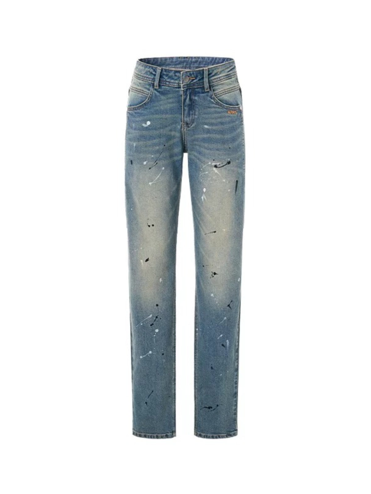 Retro Washed Slim Denim Jeans