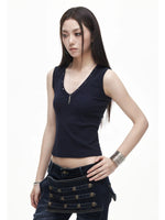 Retro V-Neck Cami Top