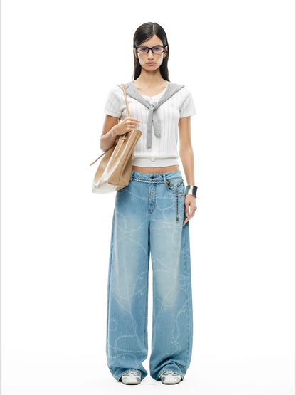Beverly Print Jeans