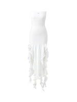 Asymmetrical Ruffle Bandeau Dress