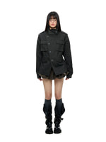 Vintage Utility Stand Collar Jacket