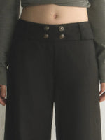 Multi Button Flare Pants