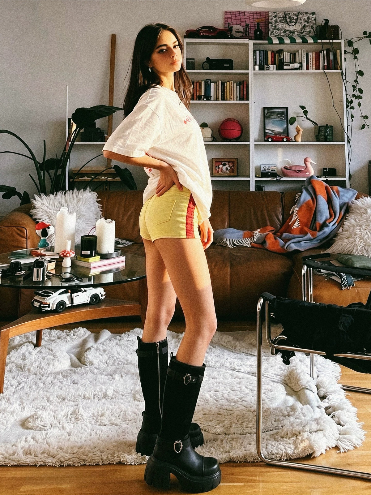 Platform Riding Boots