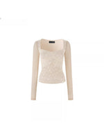 Lace Mesh Fitted Tee