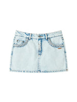 Wheat Denim Skirt